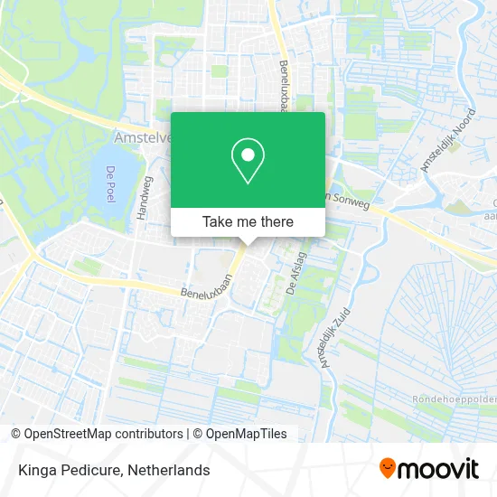 Kinga Pedicure map