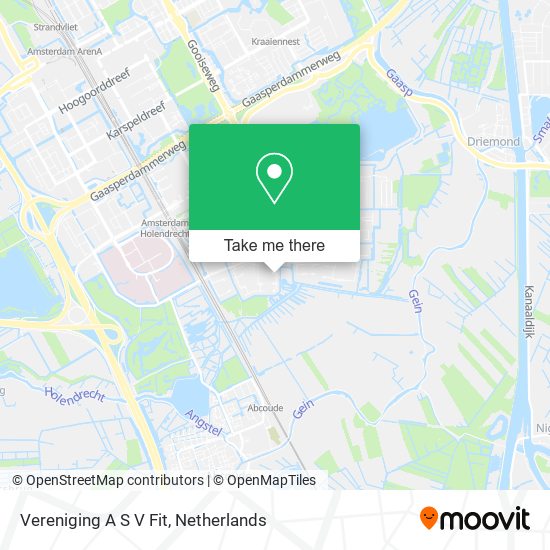 Vereniging A S V Fit map