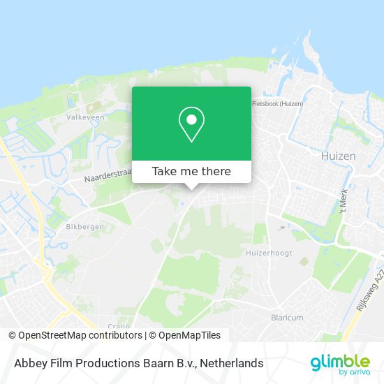 Abbey Film Productions Baarn B.v. Karte