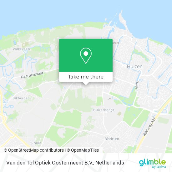 Van den Tol Optiek Oostermeent B.V. Karte