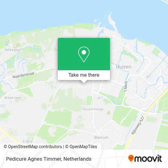 Pedicure Agnes Timmer map