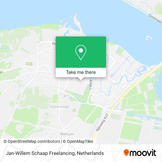 Jan-Willem Schaap Freelancing map
