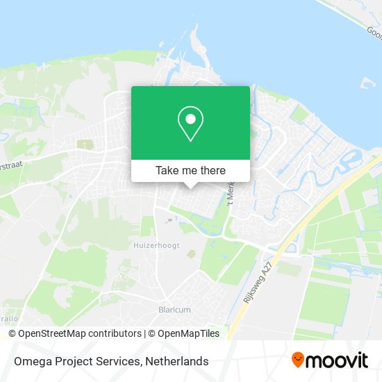 Omega Project Services map