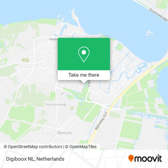 Digiboox NL map