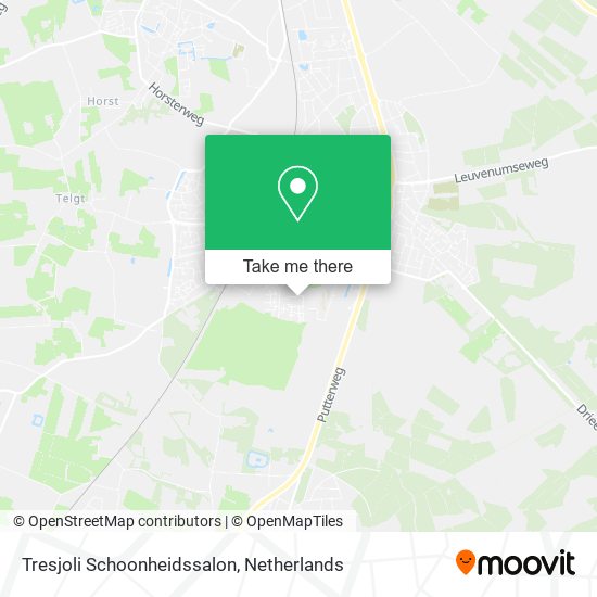 Tresjoli Schoonheidssalon Karte