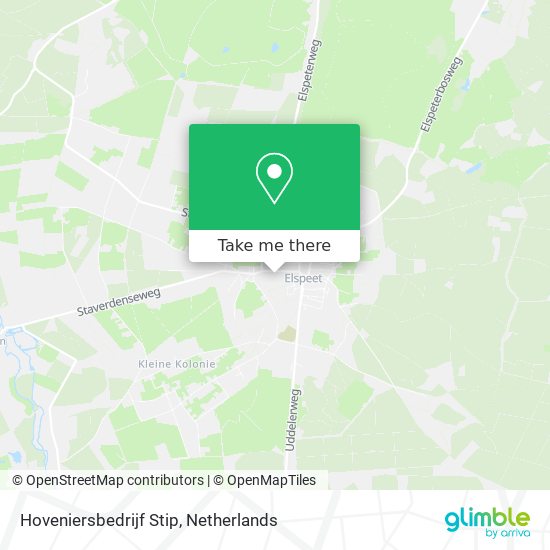 Hoveniersbedrijf Stip map