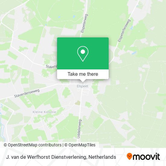 J. van de Werfhorst Dienstverlening map