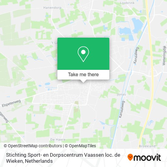 Stichting Sport- en Dorpscentrum Vaassen loc. de Wieken map