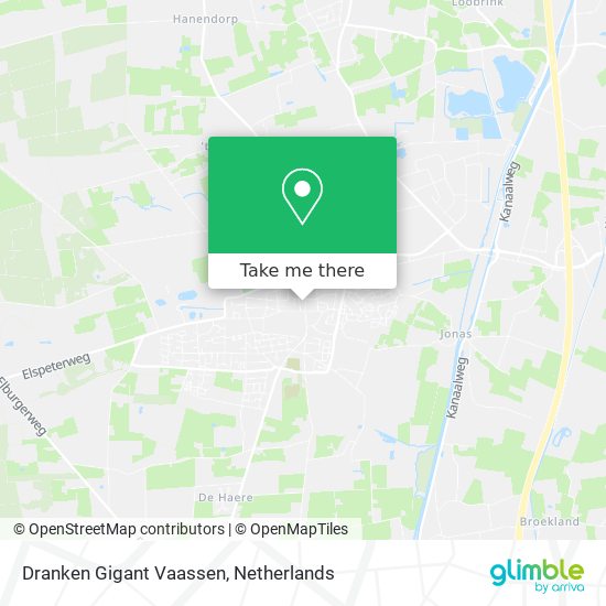 Dranken Gigant Vaassen map