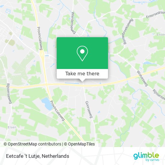 Eetcafe 't Lutje map