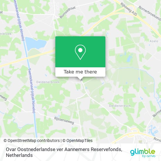 Ovar Oostnederlandse ver Aannemers Reservefonds Karte