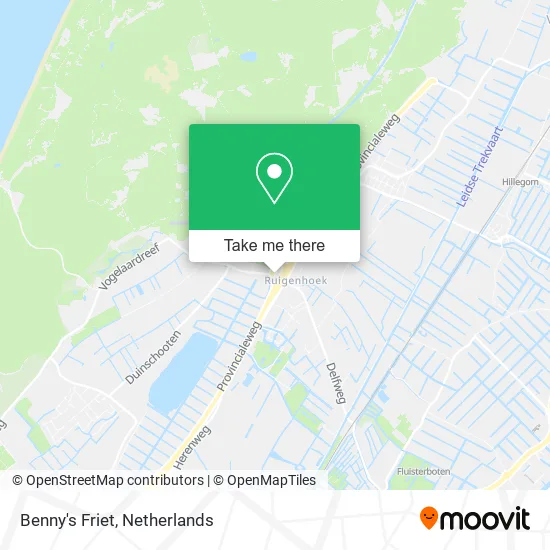 Benny's Friet map
