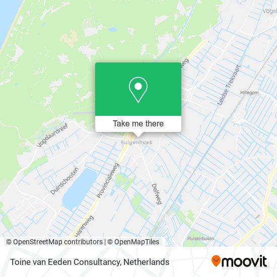 Toine van Eeden Consultancy map