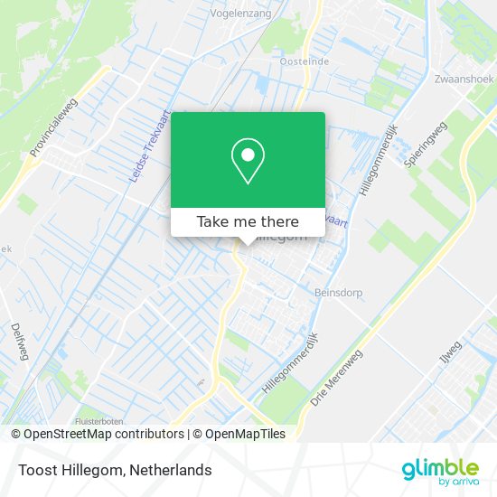 Toost Hillegom map