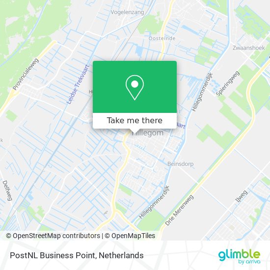 PostNL Business Point map