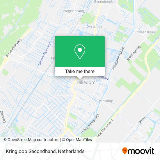 Kringloop Secondhand map