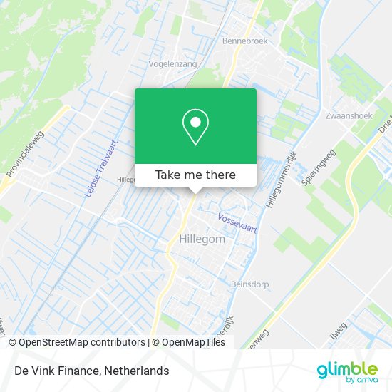 De Vink Finance map