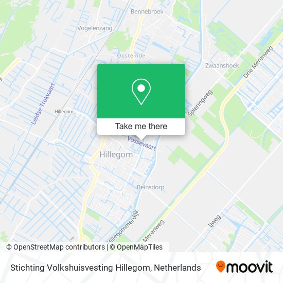 Stichting Volkshuisvesting Hillegom map