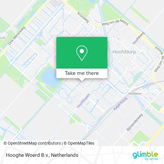 Hooghe Woerd B.v. map