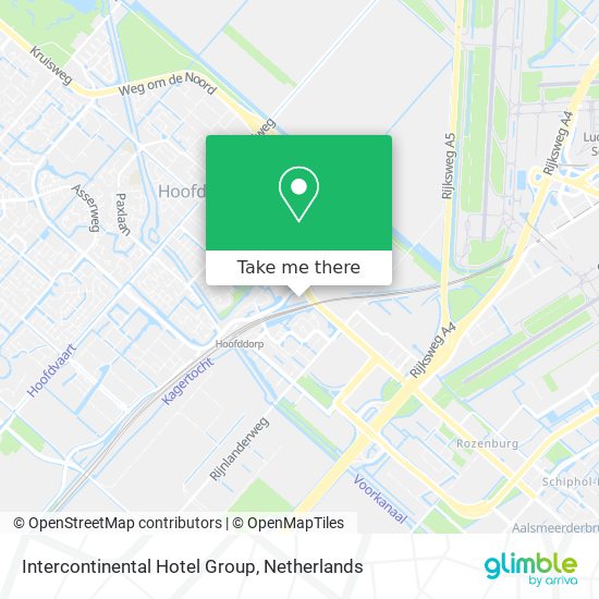 Intercontinental Hotel Group map