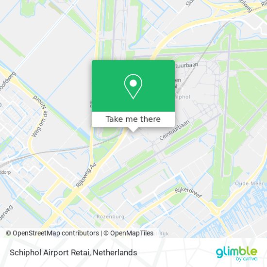 Schiphol Airport Retai Karte