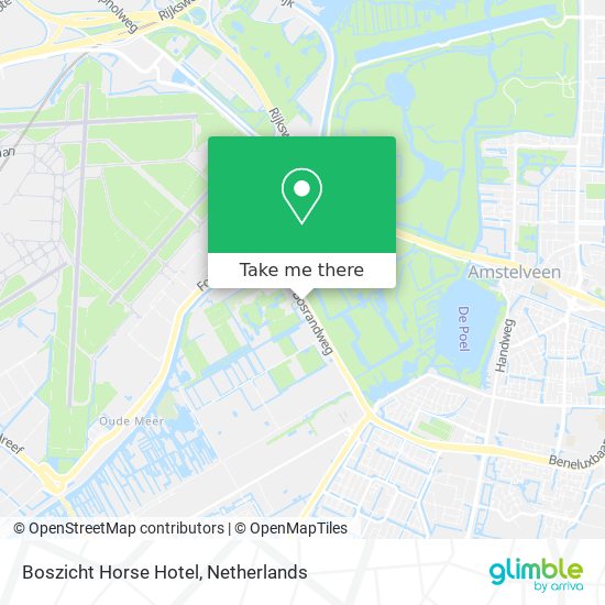 Boszicht Horse Hotel map