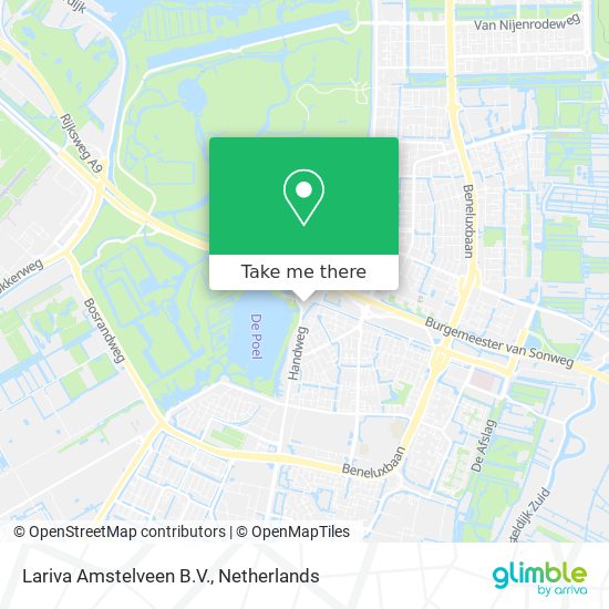 Lariva Amstelveen B.V. map