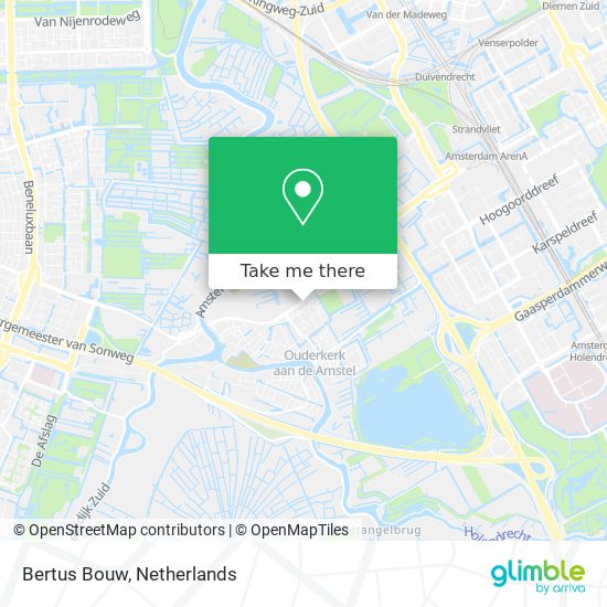 Bertus Bouw map