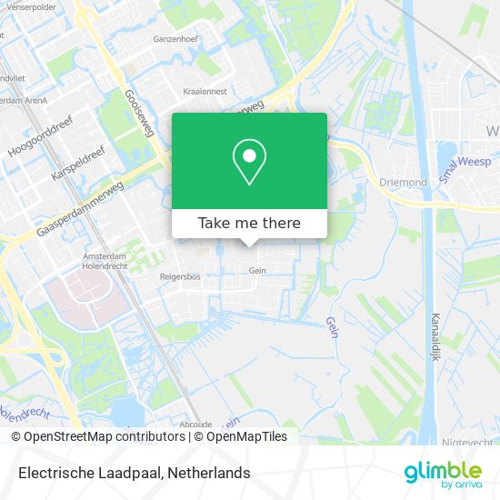 Electrische Laadpaal map