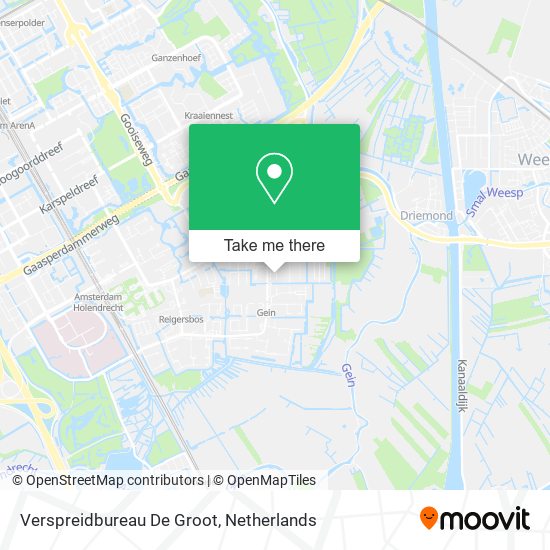Verspreidbureau De Groot map