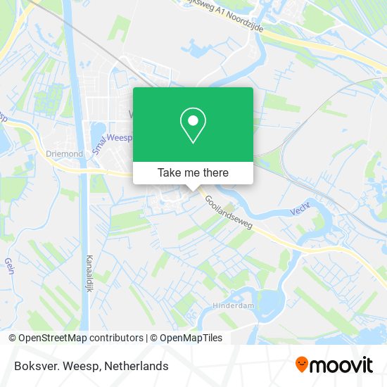 Boksver. Weesp map