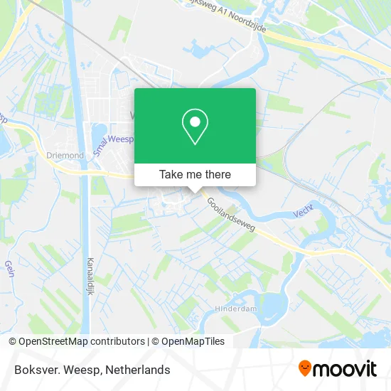 Boksver. Weesp map