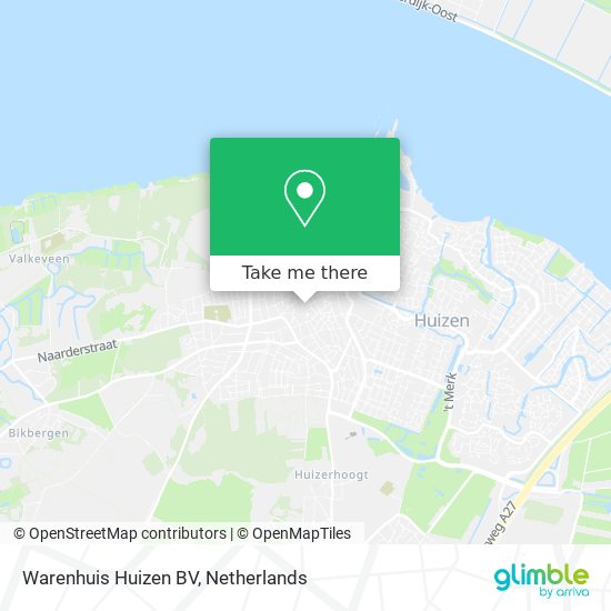 Warenhuis Huizen BV map