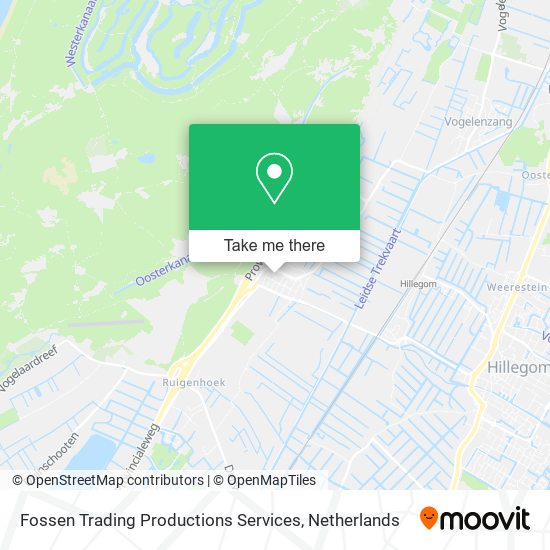 Fossen Trading Productions Services Karte