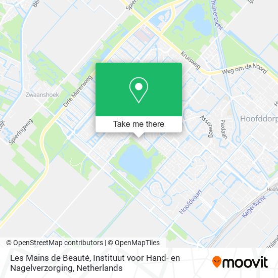 Les Mains de Beauté, Instituut voor Hand- en Nagelverzorging map