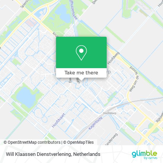 Will Klaassen Dienstverlening map