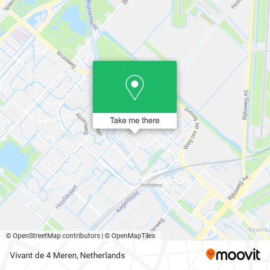 Vivant de 4 Meren map