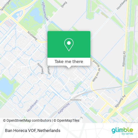 Ban Horeca VOF map