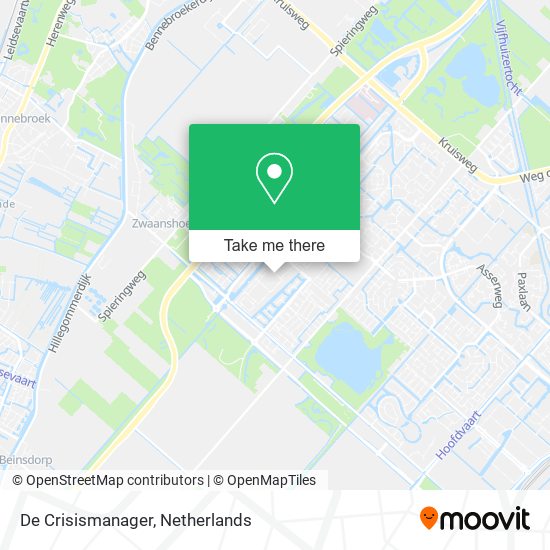 De Crisismanager map