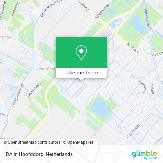 DA in Hoofddorp Karte