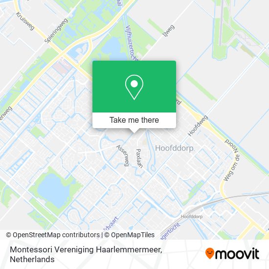 Montessori Vereniging Haarlemmermeer map