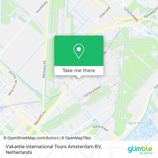 Vakantie International Tours Amsterdam BV map