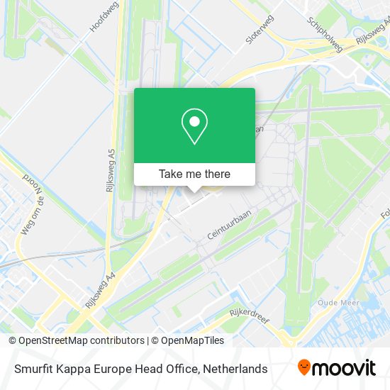 Smurfit Kappa Europe Head Office map