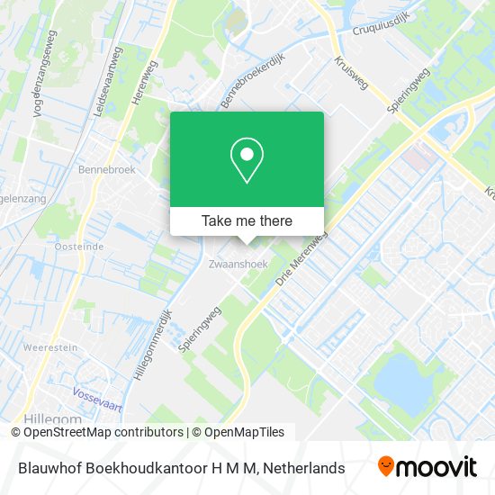 Blauwhof Boekhoudkantoor H M M map