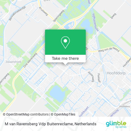 M van Ravensberg Vdp Buitenreclame map