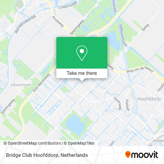 Bridge Club Hoofddorp map