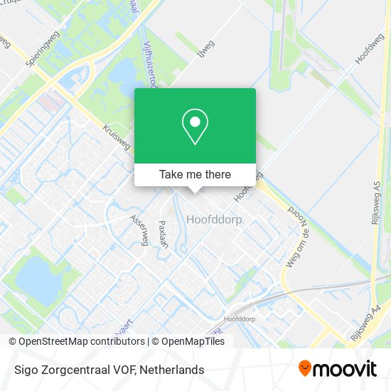 Sigo Zorgcentraal VOF map