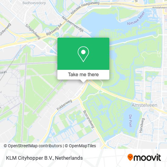 KLM Cityhopper B.V. map