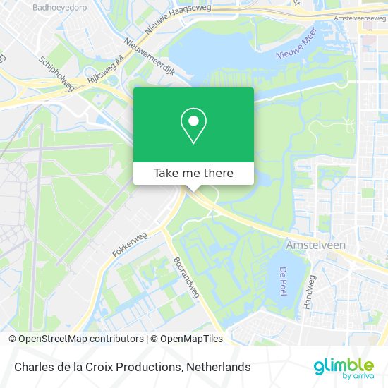 Charles de la Croix Productions map
