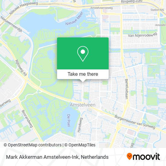 Mark Akkerman Amstelveen-Ink map